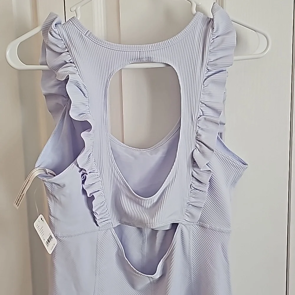 🎉HP NWT Free People Movement Ruffle Me Up One-piece Shortie - Size  L - Picture 16 of 17